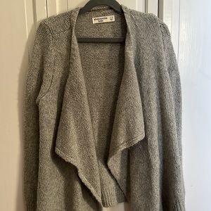 NEW! Abercrombie Kids , Youth Girls Grey Cardigan